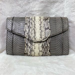 Khirma Jolie Watersnake Clutch/Crossbody Purse